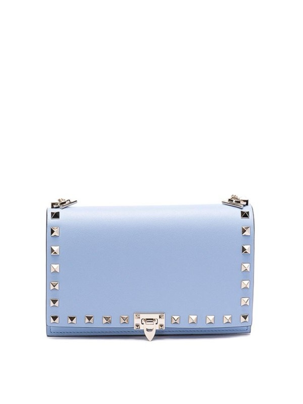Valentino Powder Blue Studded Crossbody Bag